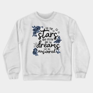 To The Stars - black Crewneck Sweatshirt